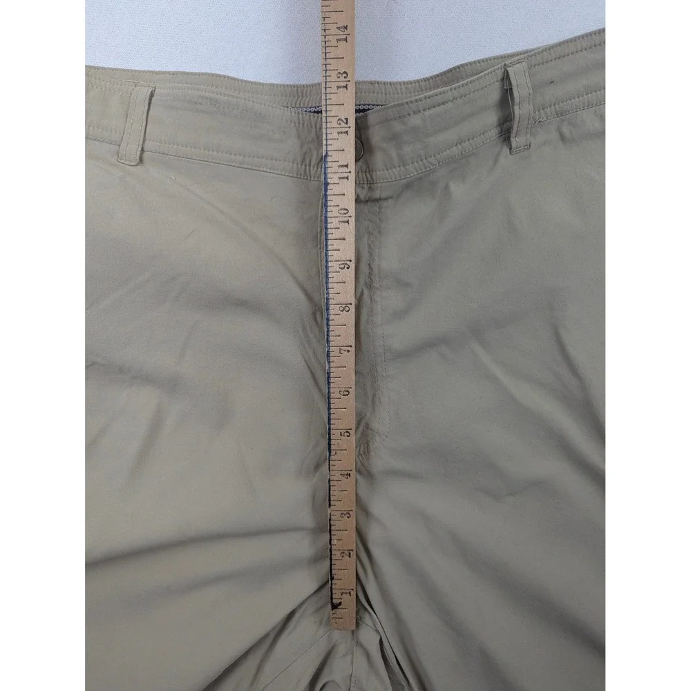 Coolibar Mens 38x32 Tan UPF 50+ Summer Casual Pants Stretch Nylon 01606